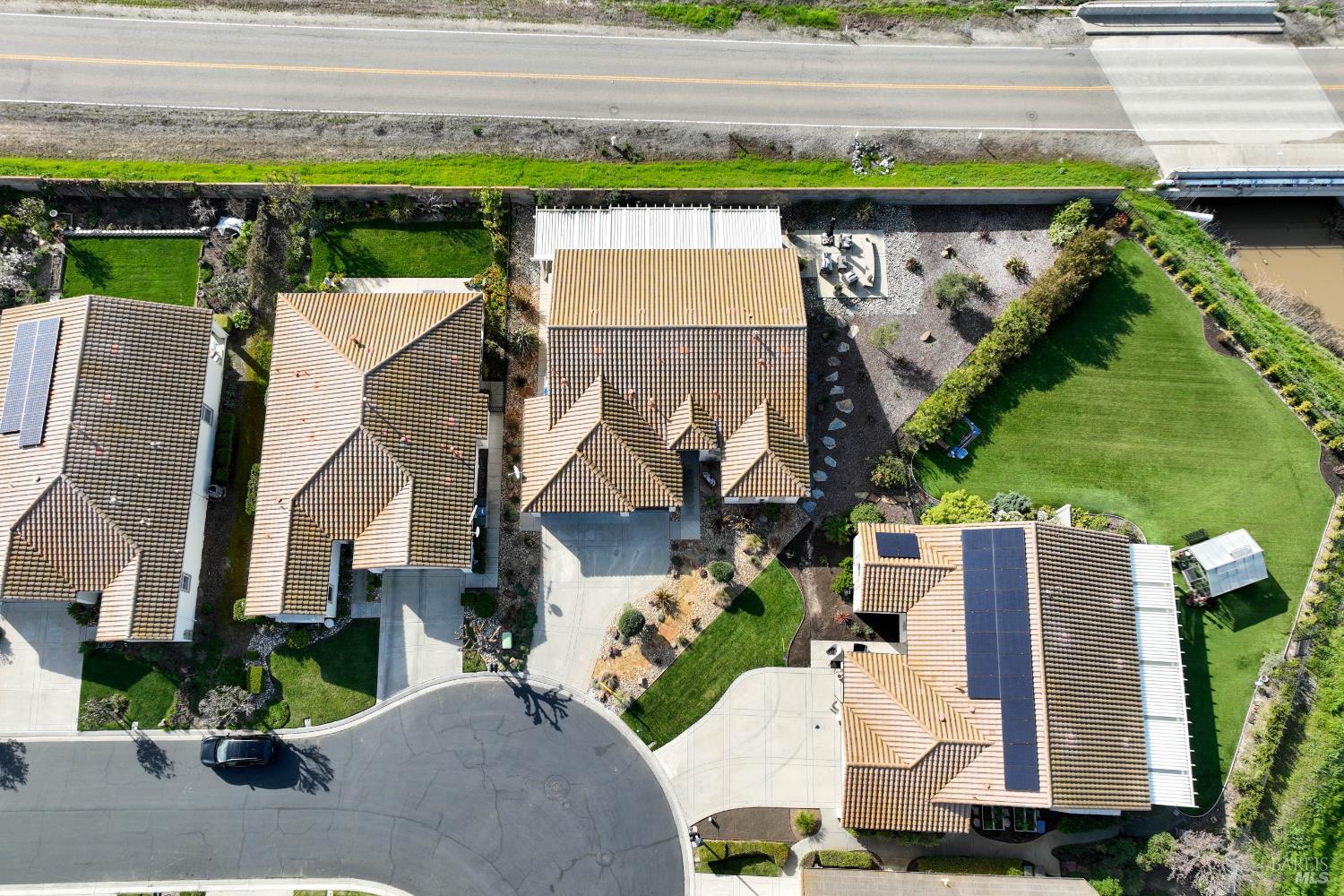 341 Watson Hollow Drive Rio Vista, CA 94571 - Photo 31 of 38 an aerial view of a house with a ocean view