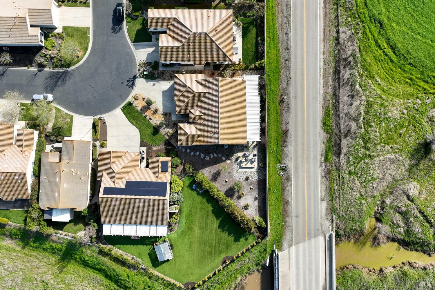 341 Watson Hollow Drive Rio Vista, CA 94571 - Photo 33 of 38 an aerial view of residential houses with outdoor space