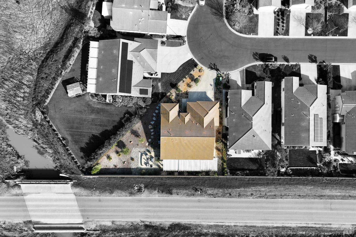 341 Watson Hollow Drive Rio Vista, CA 94571 - Photo 36 of 38 an aerial view of a highlighted house