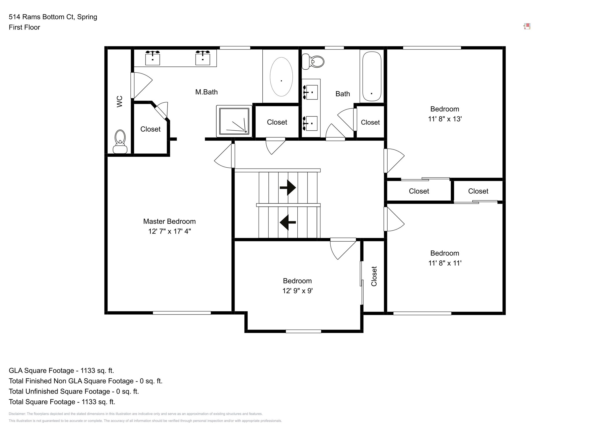 514 Rams Bottom Court Spring, TX 77388 - Photo 18 of 19 a picture of a book and a bed