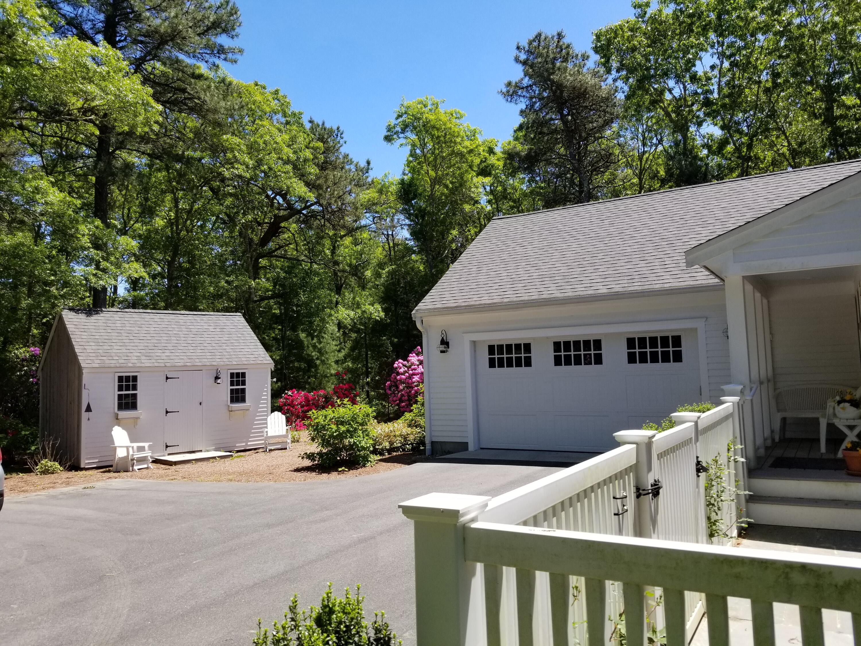 85 Clamshell Cove Road Cotuit, MA 02635 - Photo 30 of 46 Garage and shed