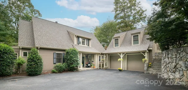 front view of a house with a street