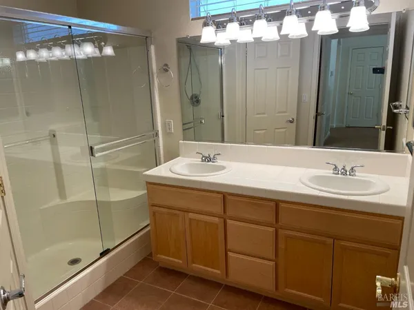 a view of a backyard with a garden