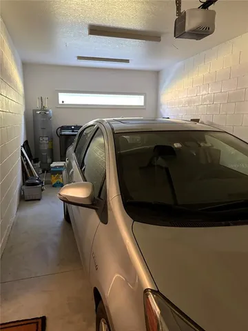 a view of a lake with a mountain in the back