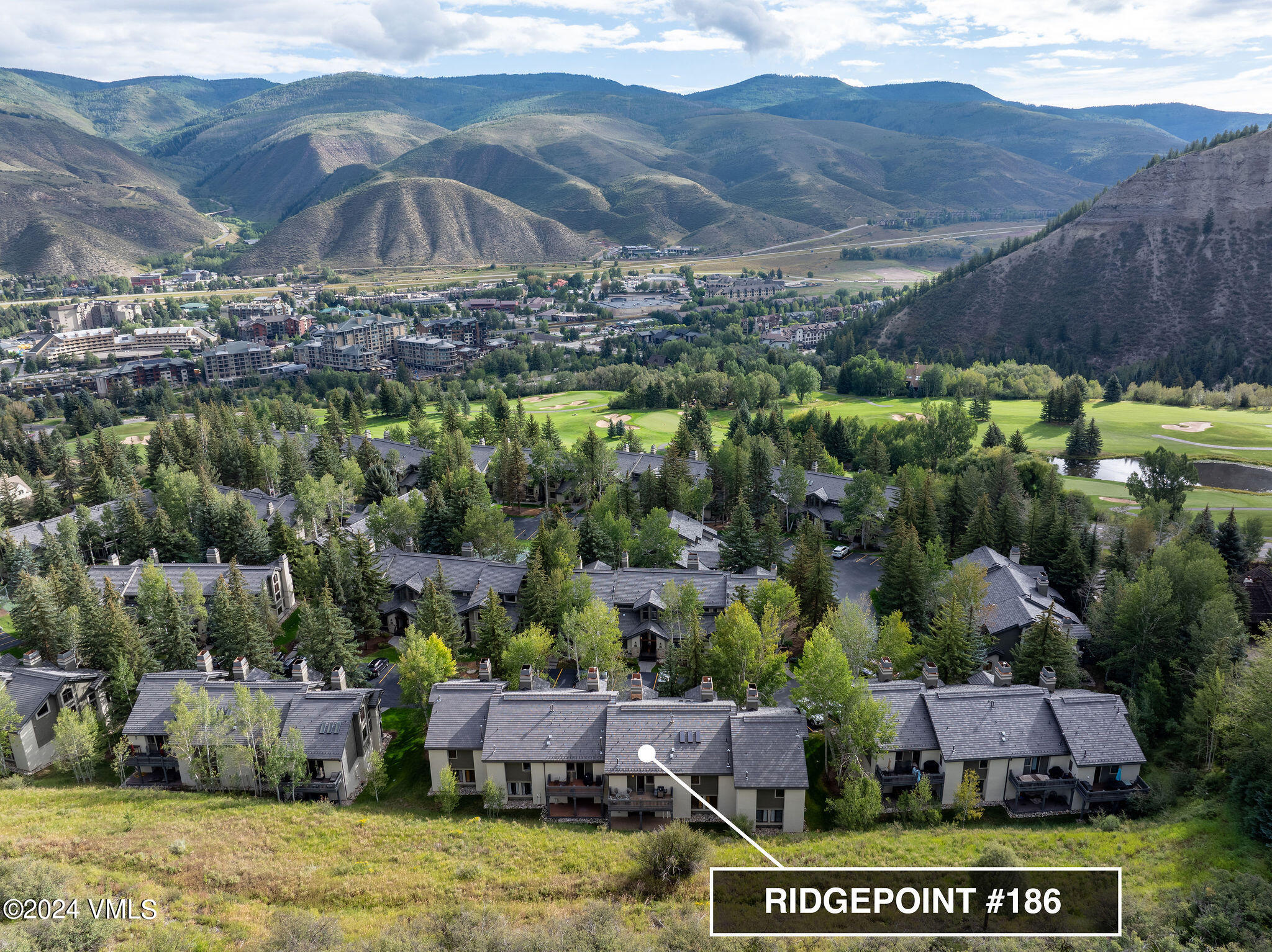 186 Willis Place, Unit 186 Beaver Creek, CO 81620 - Photo 24 of 28 Drone Location