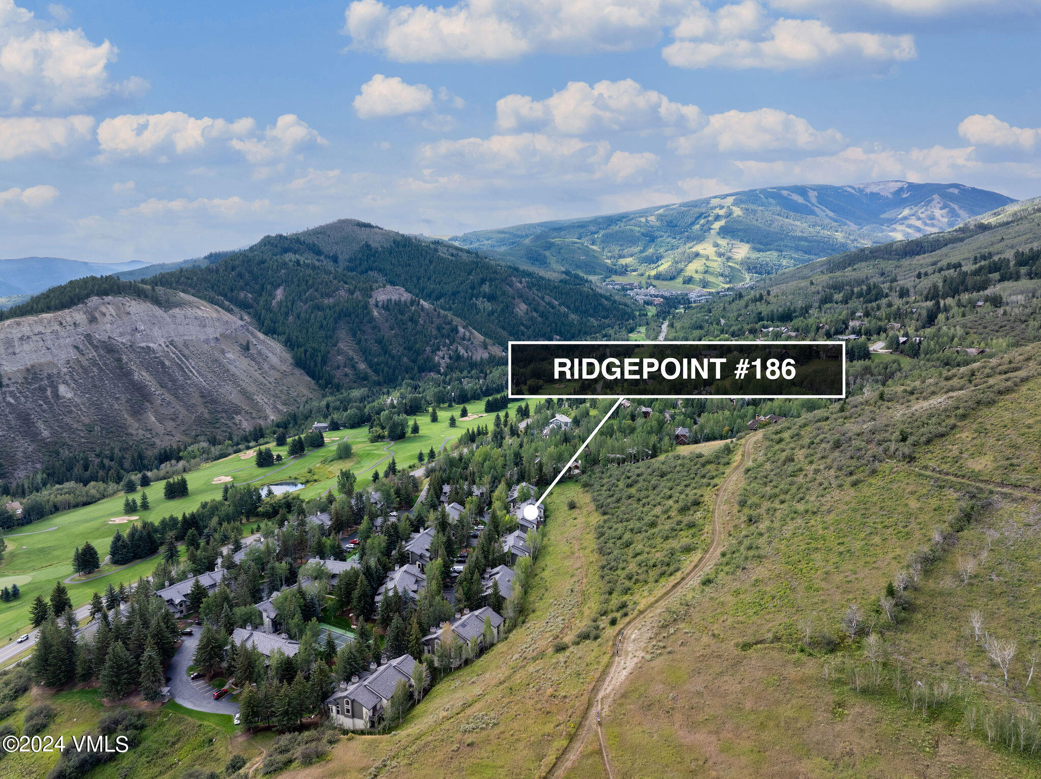 186 Willis Place, Unit 186 Beaver Creek, CO 81620 - Photo 25 of 28 Drone Location