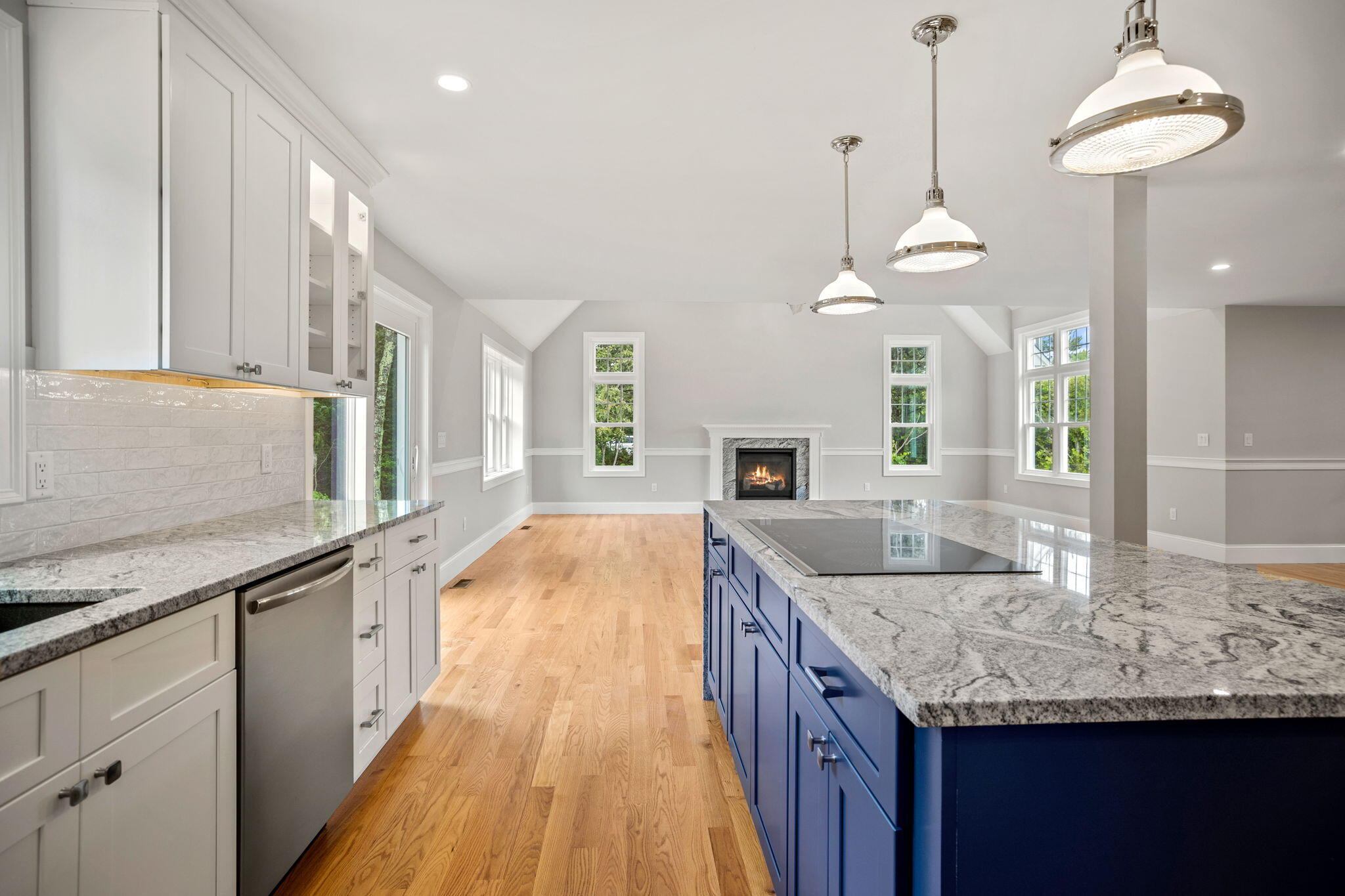 Undisclosed Address Sagamore Beach, MA 02562 - Photo 9 of 43 a kitchen with granite countertop kitchen island a counter space a sink appliances and a counter space