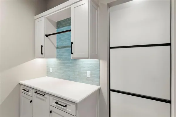 a view of cabinets