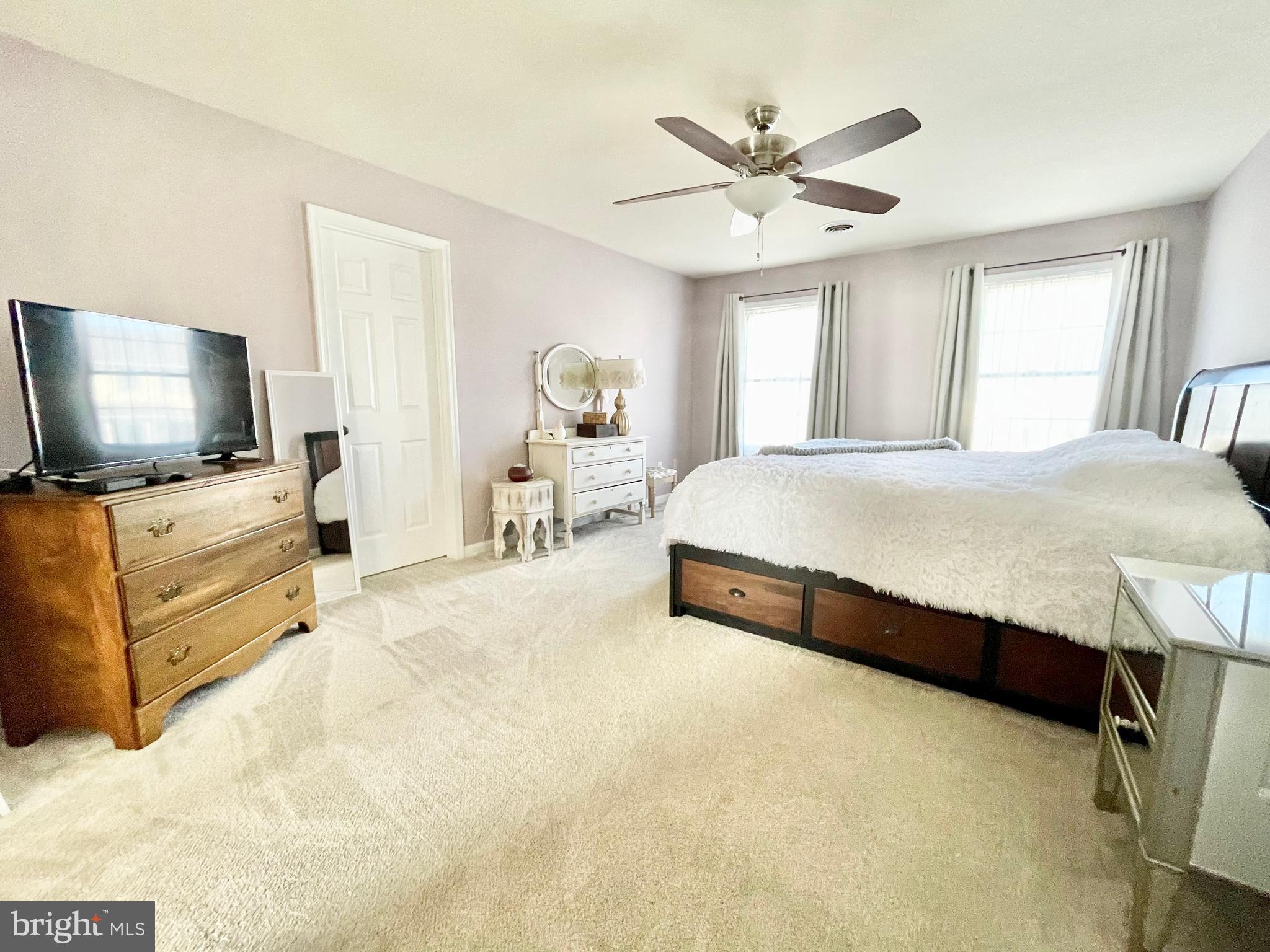 78 Jillian Drive Dover, DE 19901 - Photo 37 of 42 a bedroom with a bed window and flat screen tv