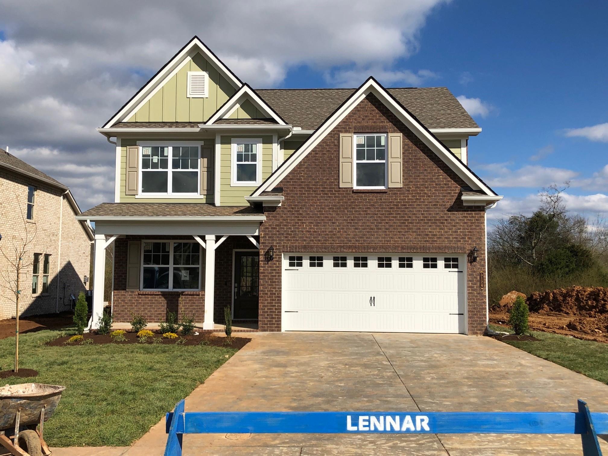 3126 Rift Lane Murfreesboro, TN 37130 - Photo 1 of 29 Photo of actual home!! Backs to tree line. Move in - May