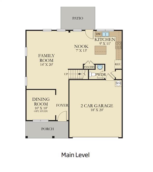 3126 Rift Lane Murfreesboro, TN 37130 - Photo 2 of 29 1st floor - open living space with flex room off the foyer