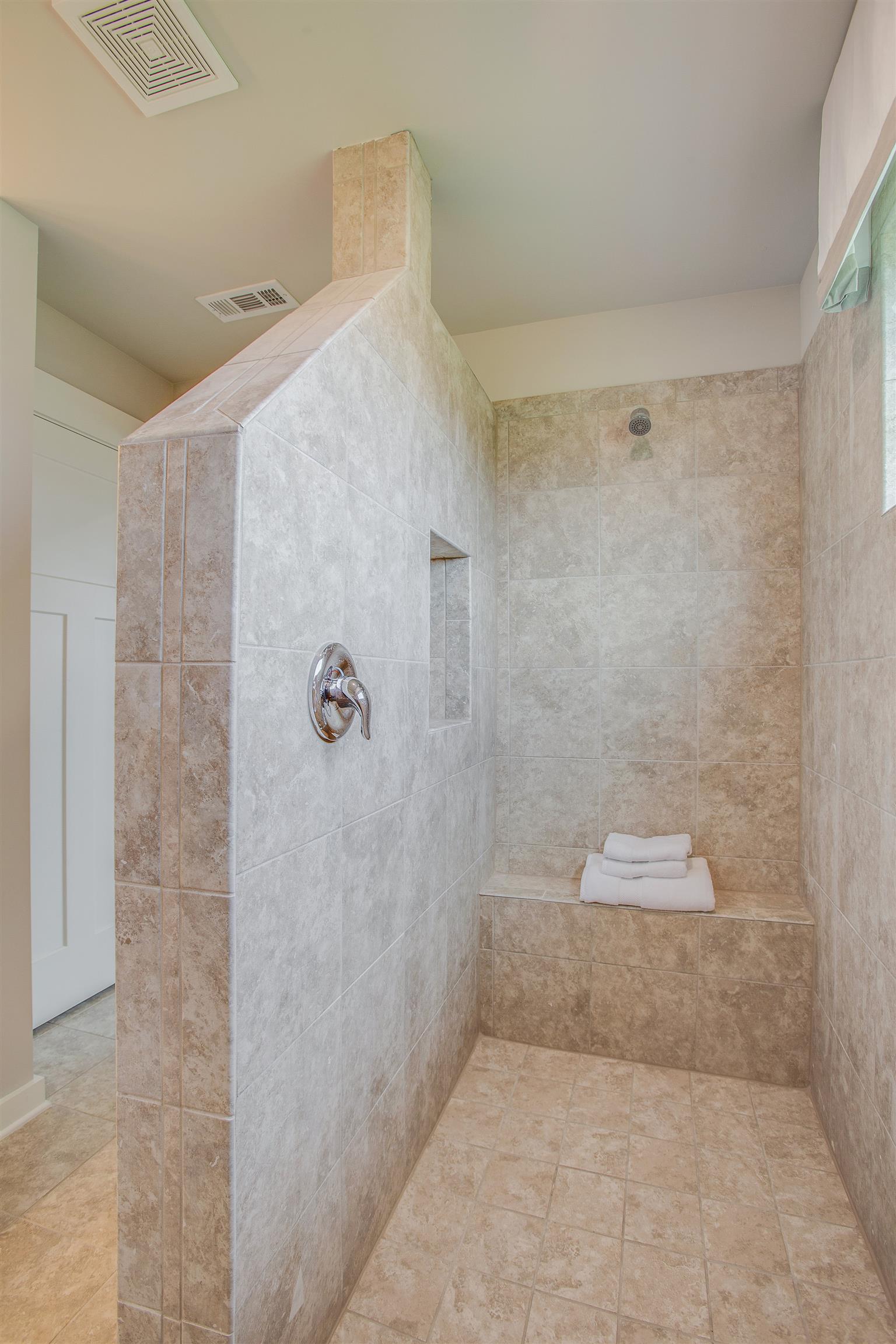 3126 Rift Lane Murfreesboro, TN 37130 - Photo 22 of 29 Walk in shower with ceramic tile means you never have to clean a glass door or shower curtain again