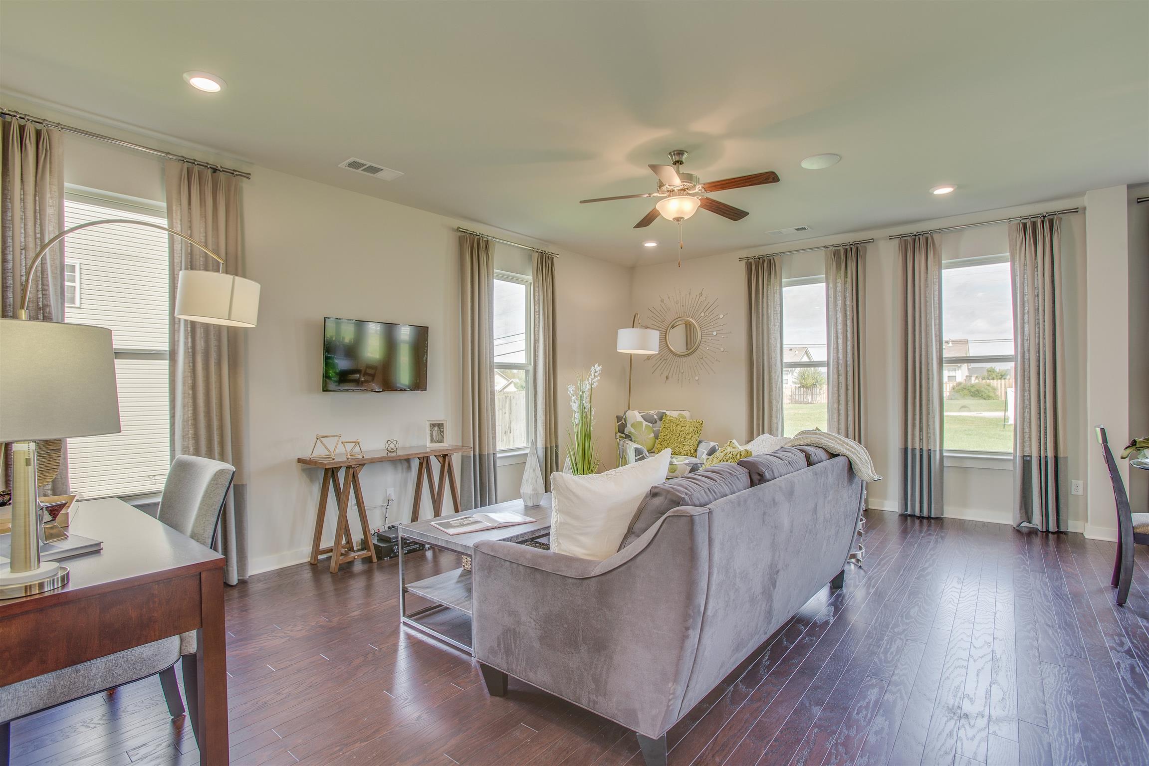 3126 Rift Lane Murfreesboro, TN 37130 - Photo 6 of 29 Living room with ceiling fan