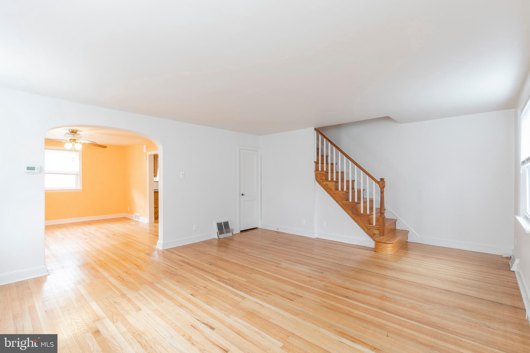 822 Laurel Road Yeadon, PA 19050 - Photo 3 of 28 Gorgeous Hardwood Floors and Wide Wood Stairs