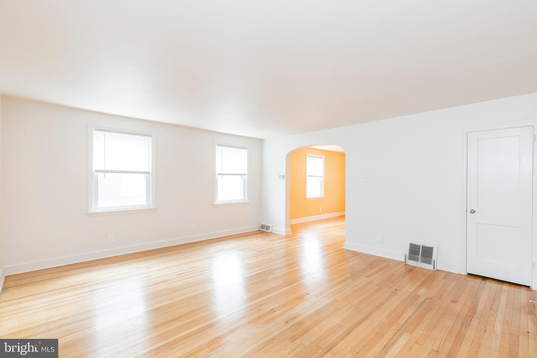 822 Laurel Road Yeadon, PA 19050 - Photo 5 of 28 Living Room to Dining Room