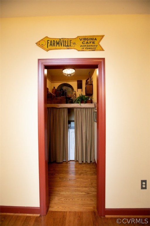 526 First Rock Road Prospect, VA 23960 - Photo 11 of 50 a view of a wooden door with a bench
