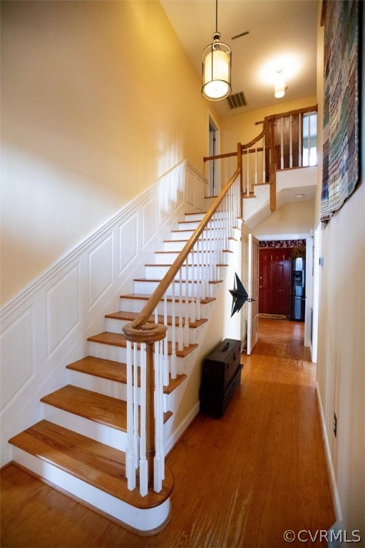 526 First Rock Road Prospect, VA 23960 - Photo 19 of 50 a view of entryway bedroom and hall with wooden floor