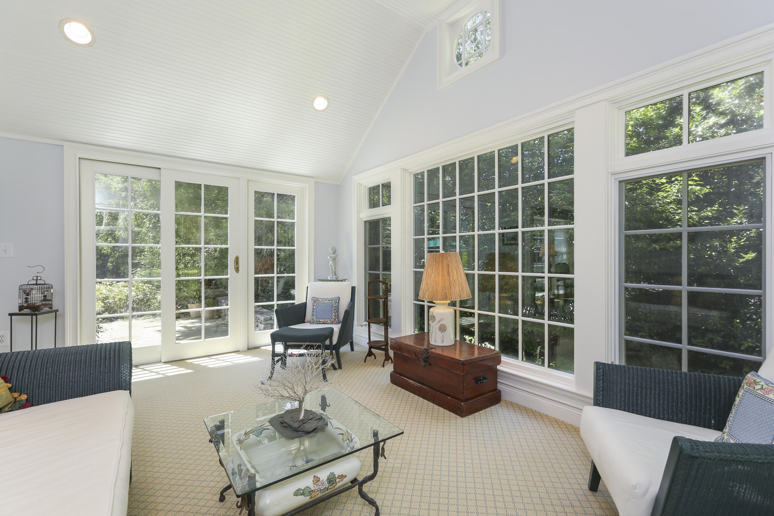 10 Deepwood Road Darien, CT 06820 - Photo 18 of 38 a living room with furniture and a large window