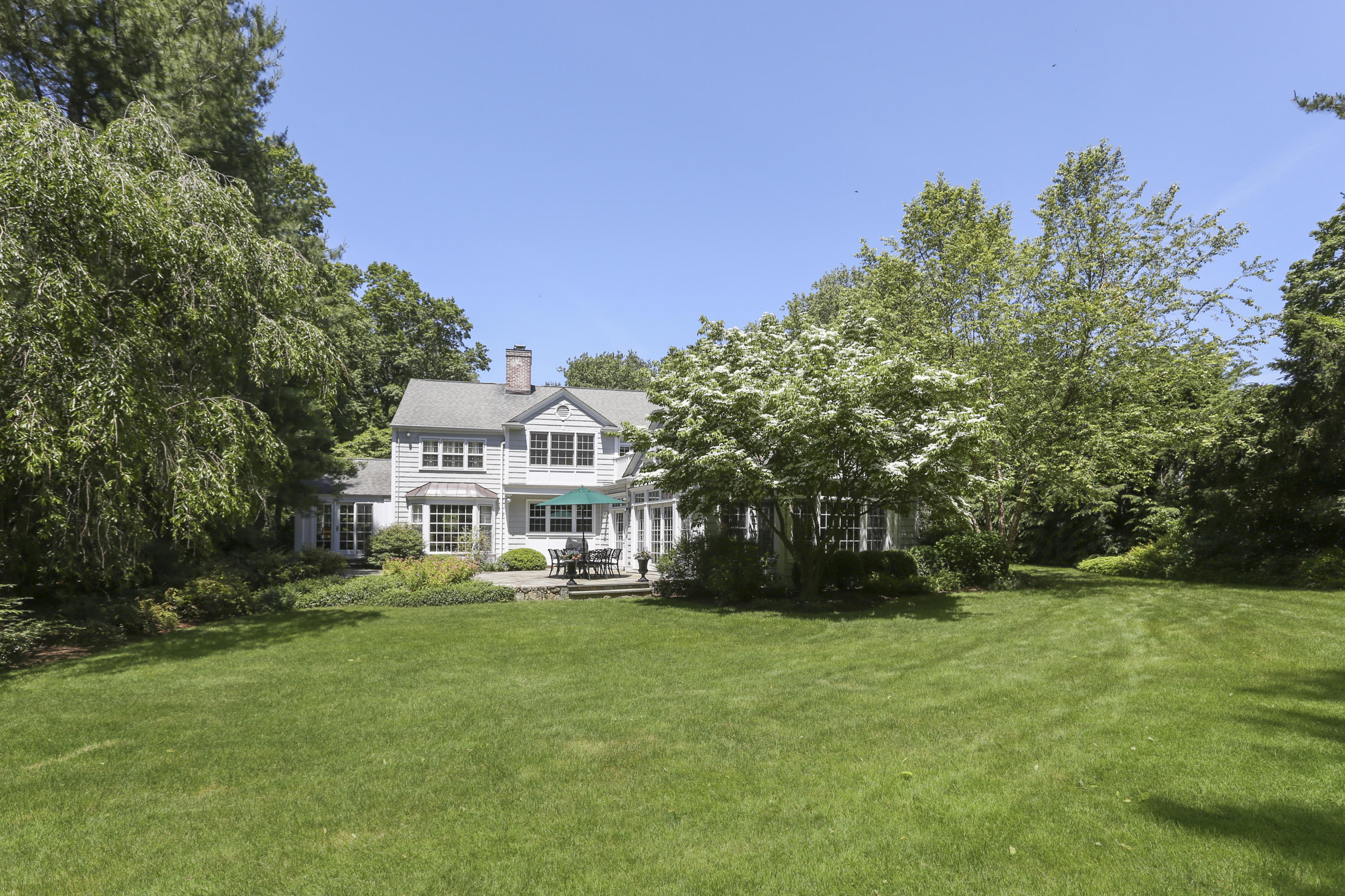 10 Deepwood Road Darien, CT 06820 - Photo 34 of 38 a view of a house with a big yard
