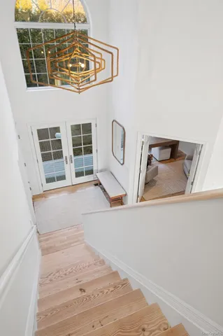 a view of front door