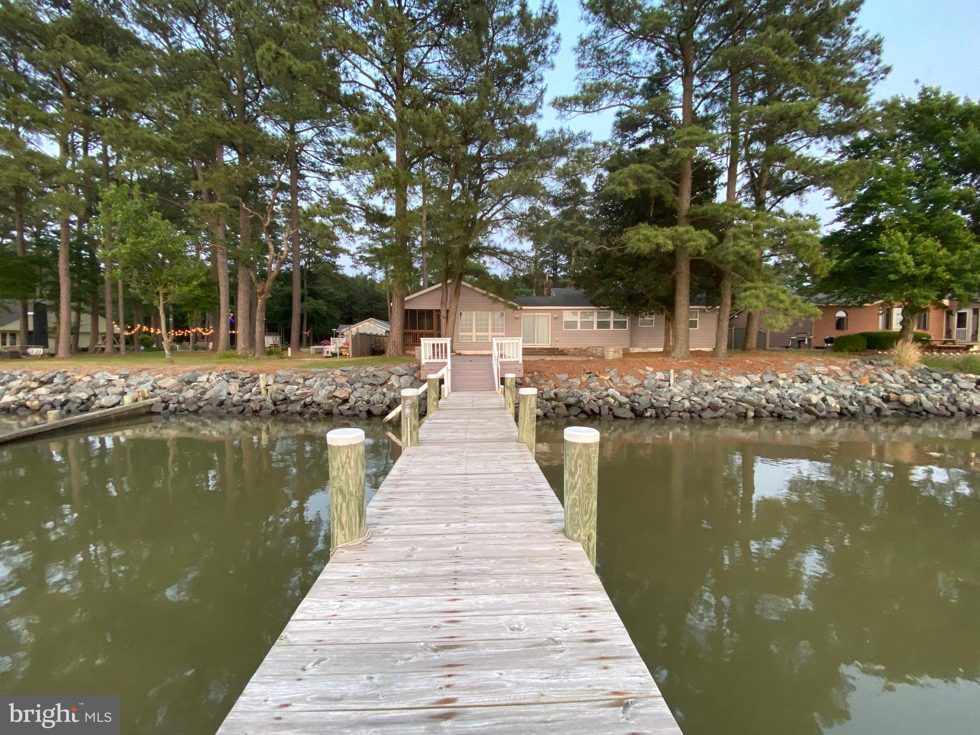 4480 Sunset Drive Tyaskin, MD 21865 - Photo 46 of 50 From end of pier towards house