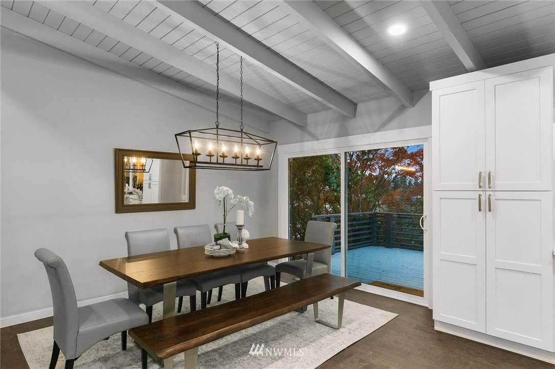 12110 Southeast 60th Place Bellevue, WA 98006 - Photo 12 of 32 a view of a dining room with furniture window and outside view