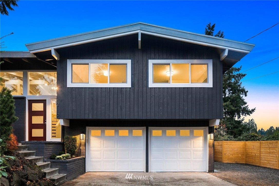 12110 Southeast 60th Place Bellevue, WA 98006 - Photo 32 of 32 a view of front of house with garage