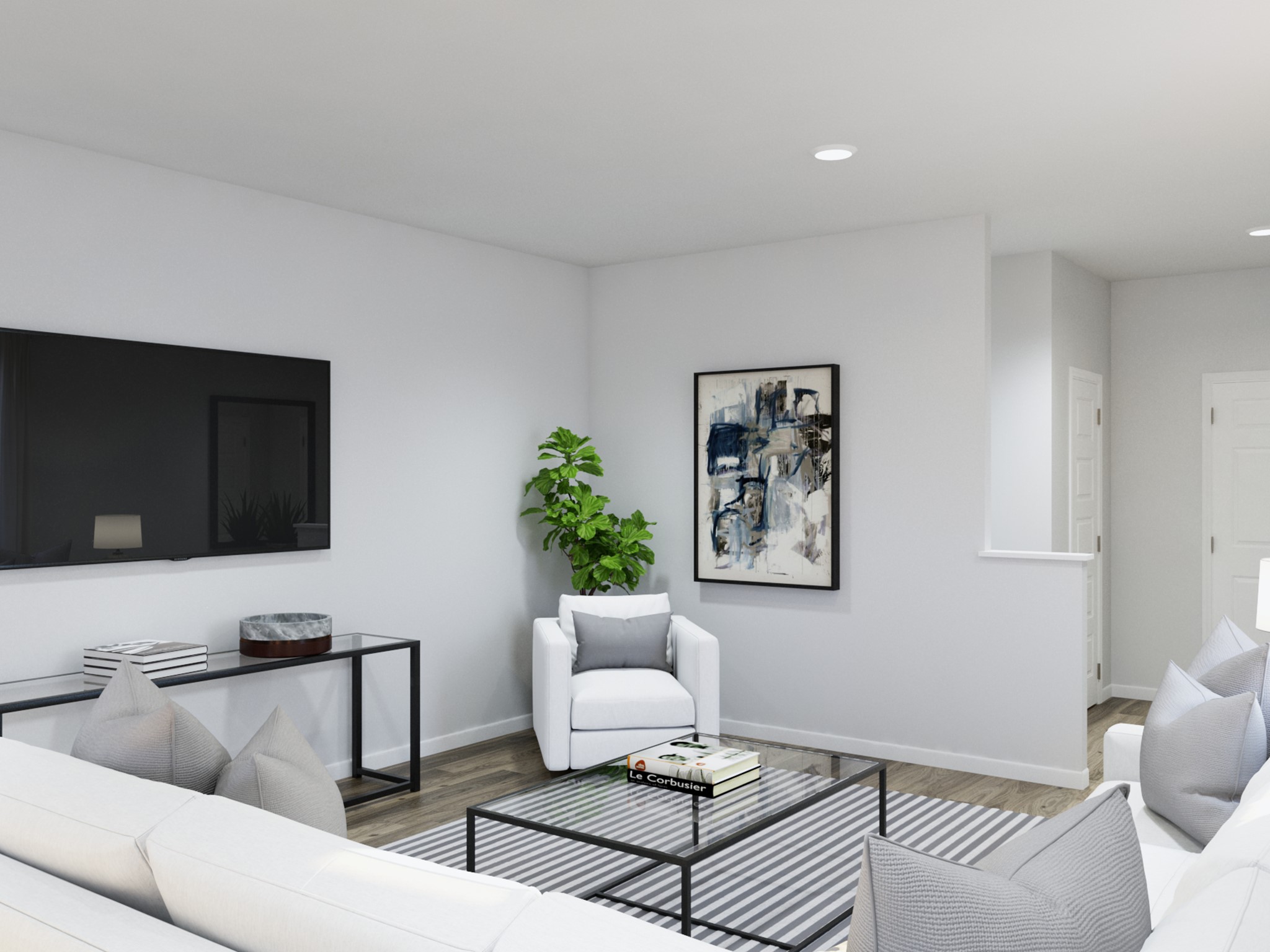 9262 Grace Rdg Drive Willis, TX 77318 - Photo 13 of 38 a living room with furniture and a flat screen tv