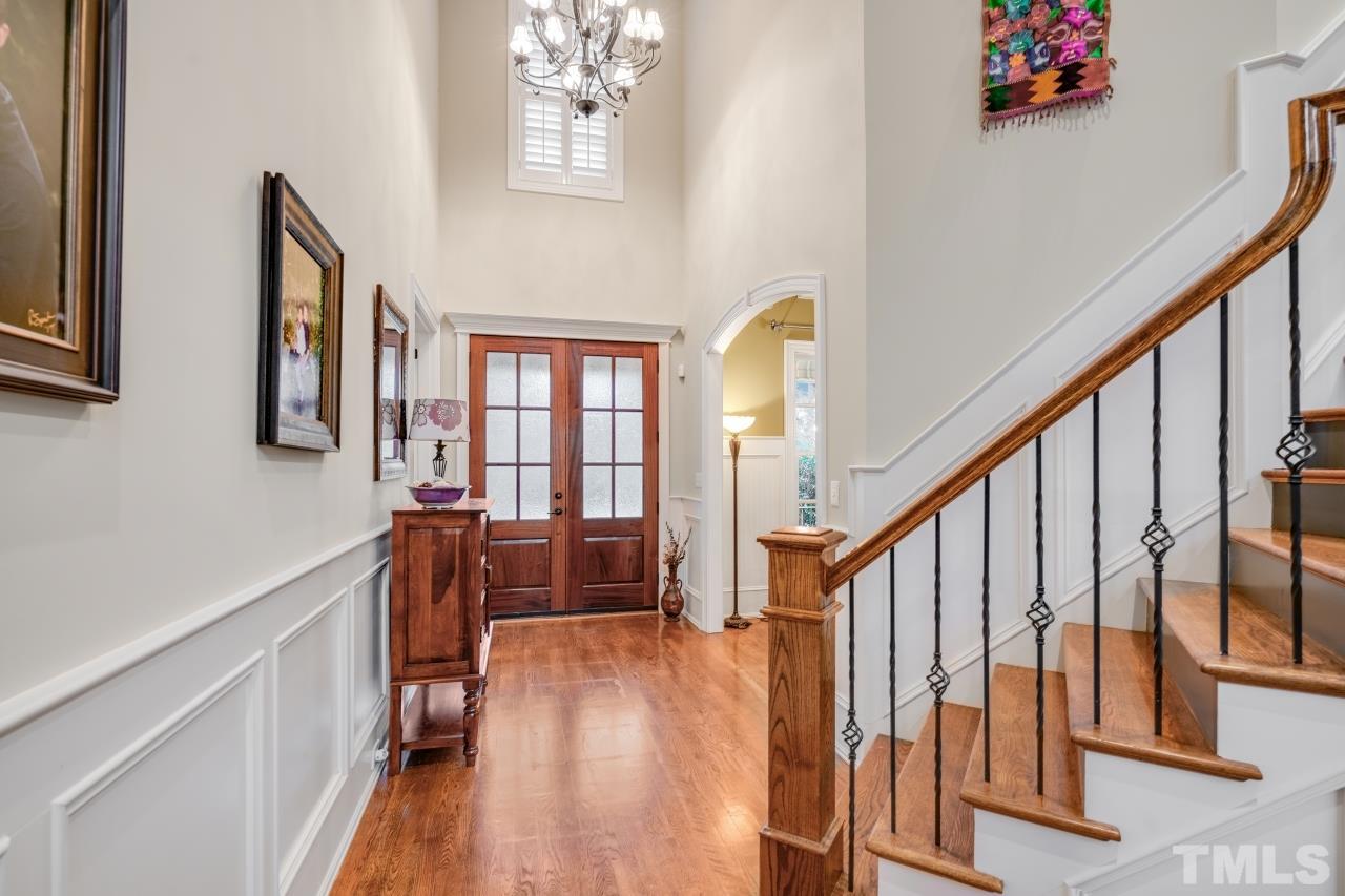 6017 Reedy Creek Road Raleigh, NC 27607 - Photo 4 of 30 Two-story striking entrance welcomes you and your guests