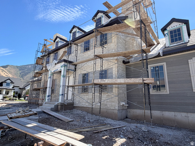 208 East 400 South Mapleton, UT 84664 - Photo 8 of 20 Stone facade with dormer windows and siding accents
