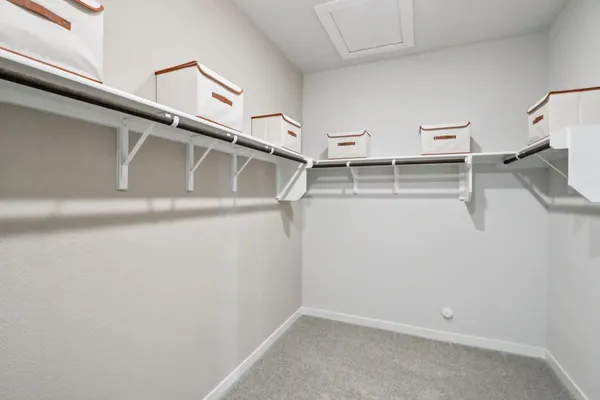a view of walk in closet