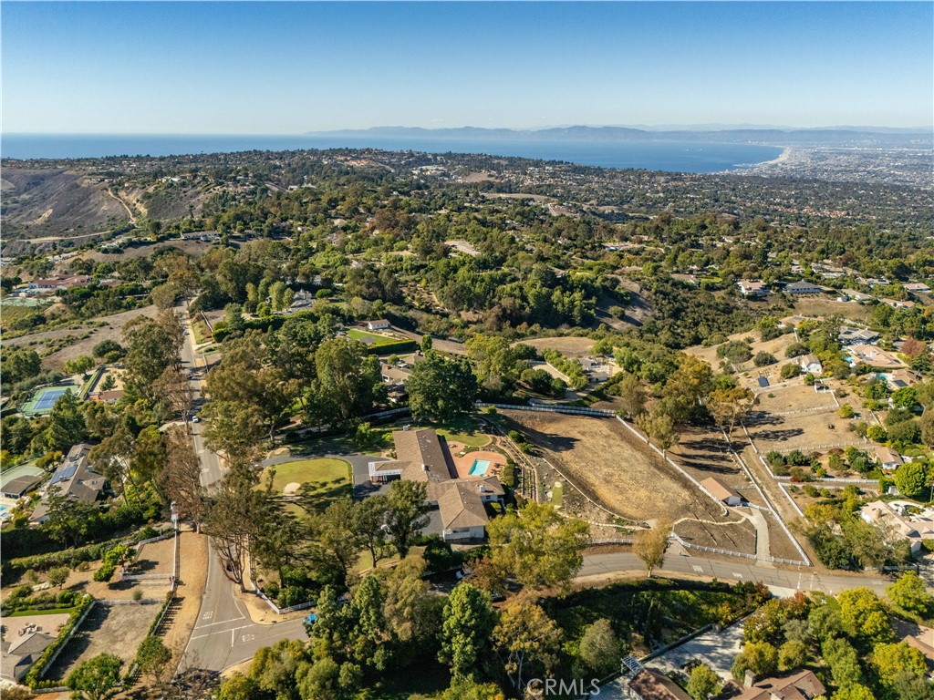 34 Crest Rolling Hills Palos Verdes Peninsula, CA 90274 - Photo 32 of 35 an aerial view of residential houses with outdoor space