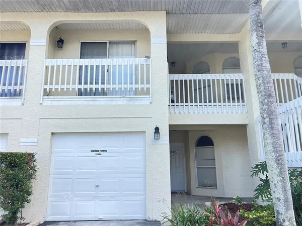 a view of front door of house