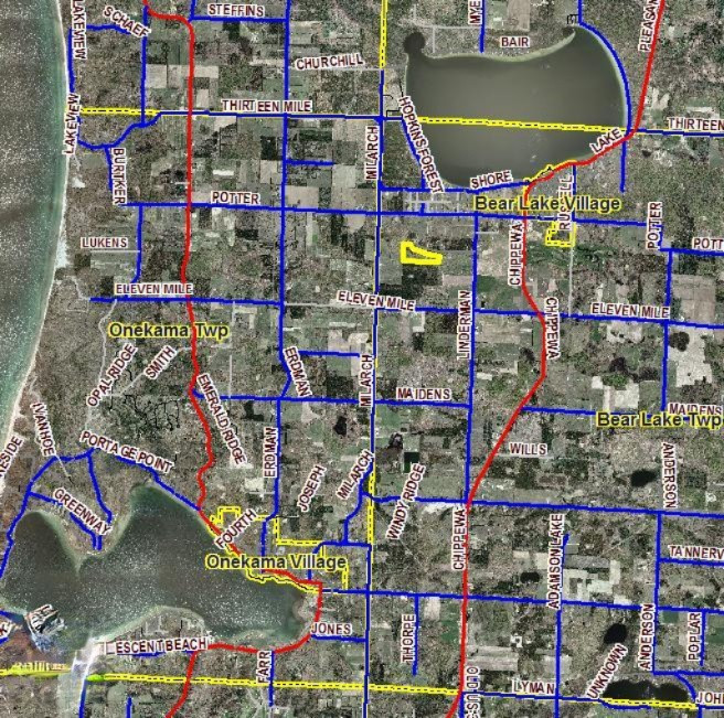 30-acres Spruce Ridge Road Bear Lake, MI 49614 - Photo 42 of 42 SR~3 Lakes