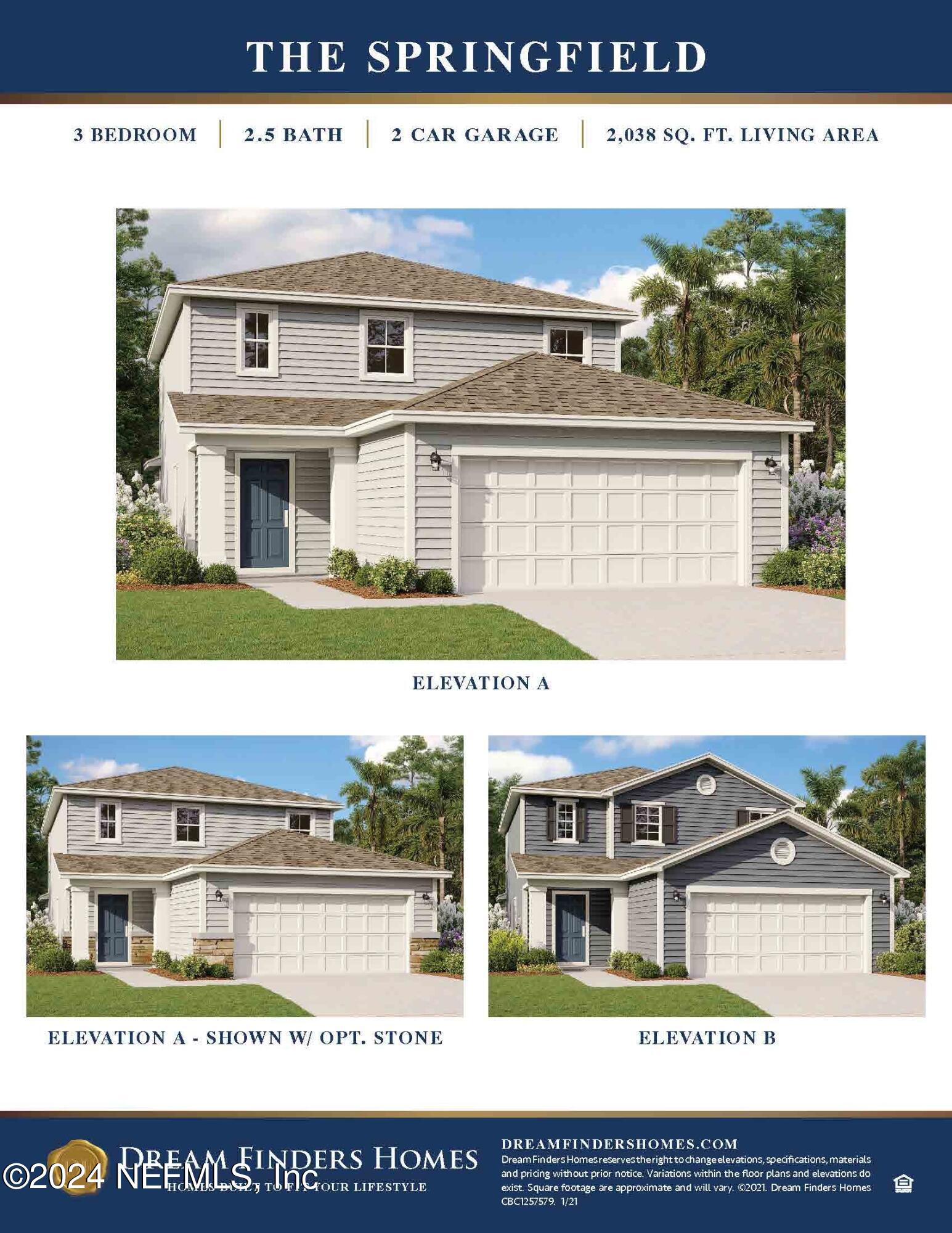 237 Bourmont Road St. Augustine, FL 32095 - Photo 2 of 7 The Springfield