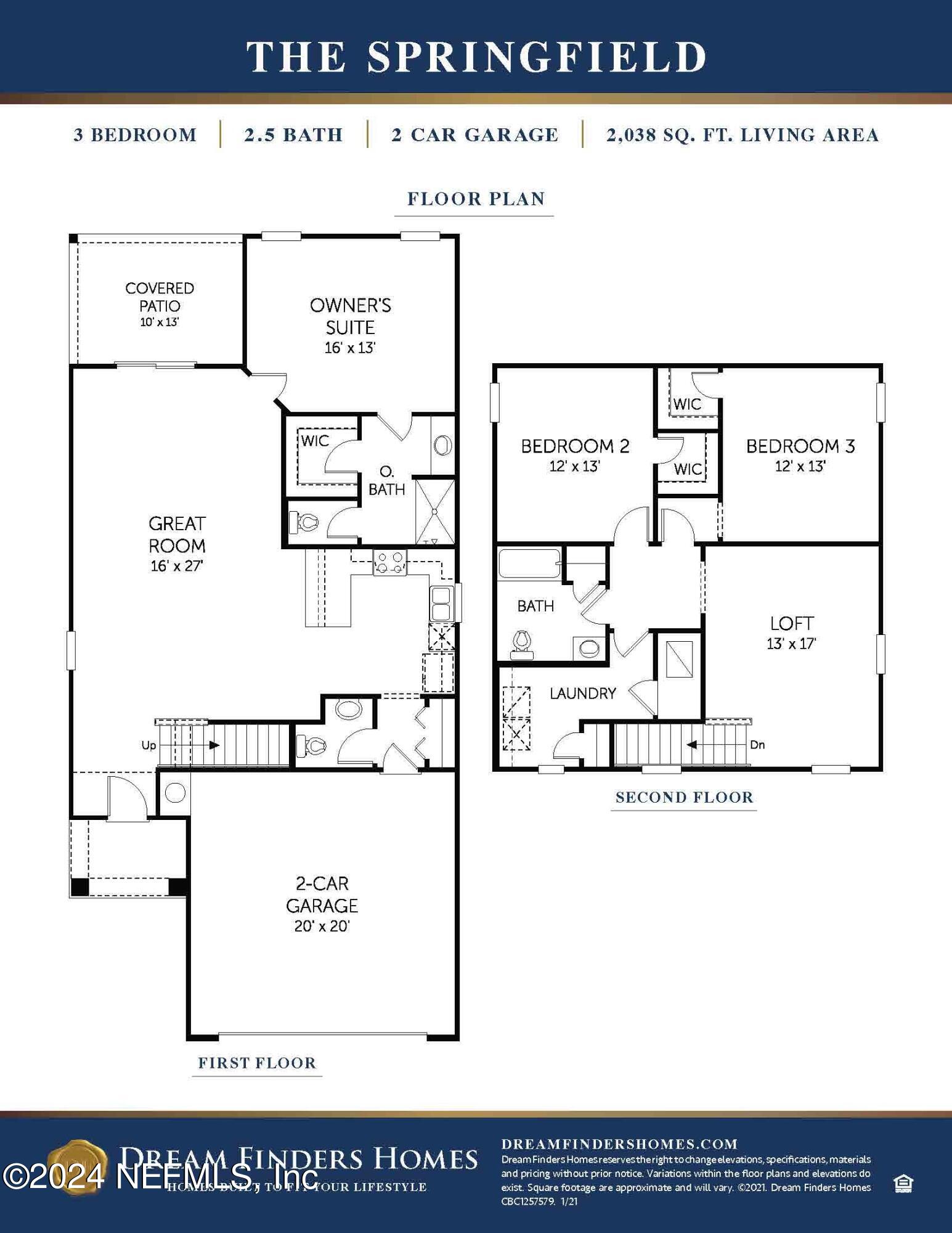 237 Bourmont Road St. Augustine, FL 32095 - Photo 3 of 7 The Springfield