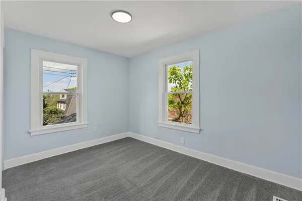 a view of an empty room