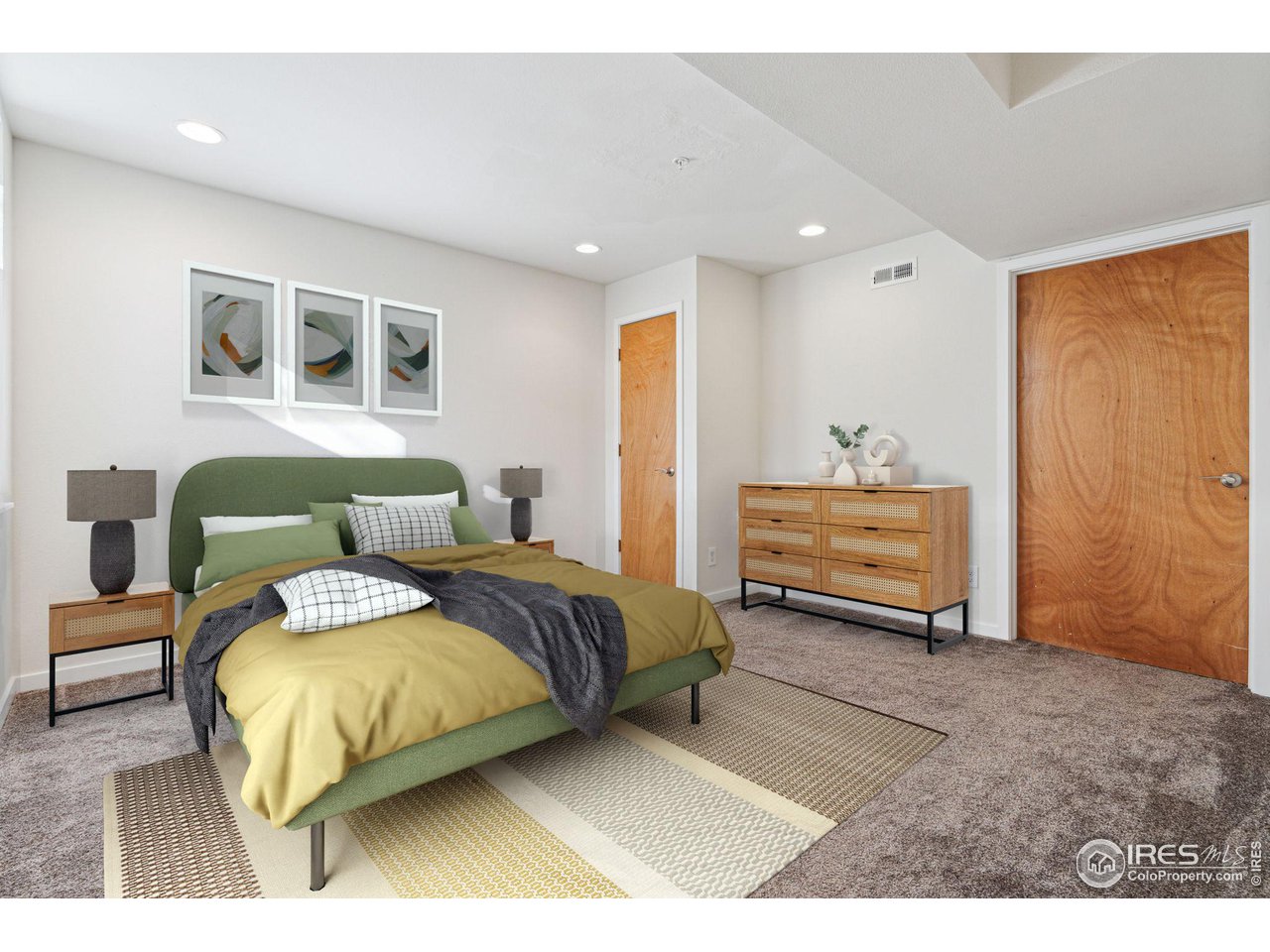 1351 Yellow Pine Avenue Boulder, CO 80304 - Photo 23 of 34 a spacious bedroom with a bed and a couch
