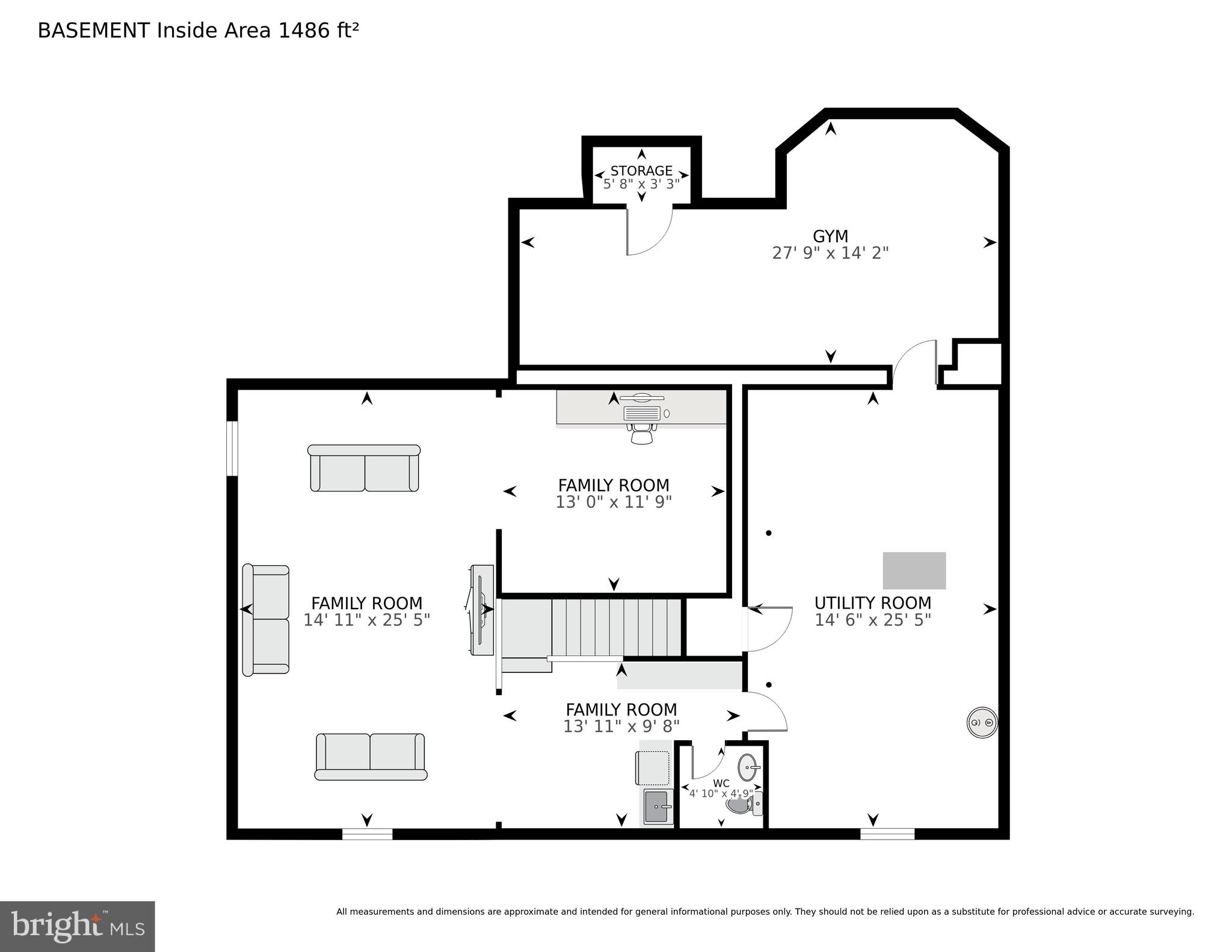 10601 Gainsborough Road Potomac, MD 20854 - Photo 52 of 55 Lower-Level Floor plan