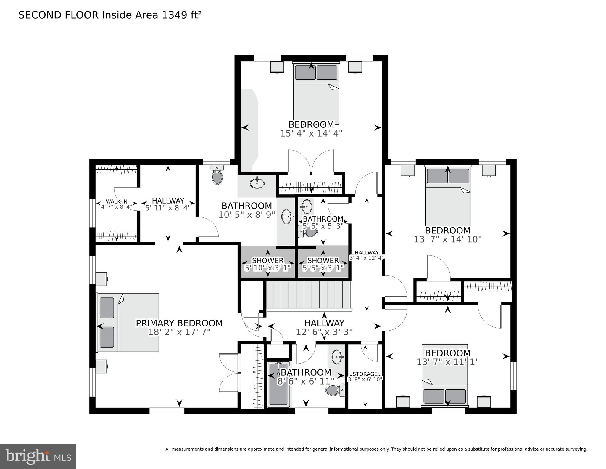 10601 Gainsborough Road Potomac, MD 20854 - Photo 54 of 55 Upper Level Floor plan