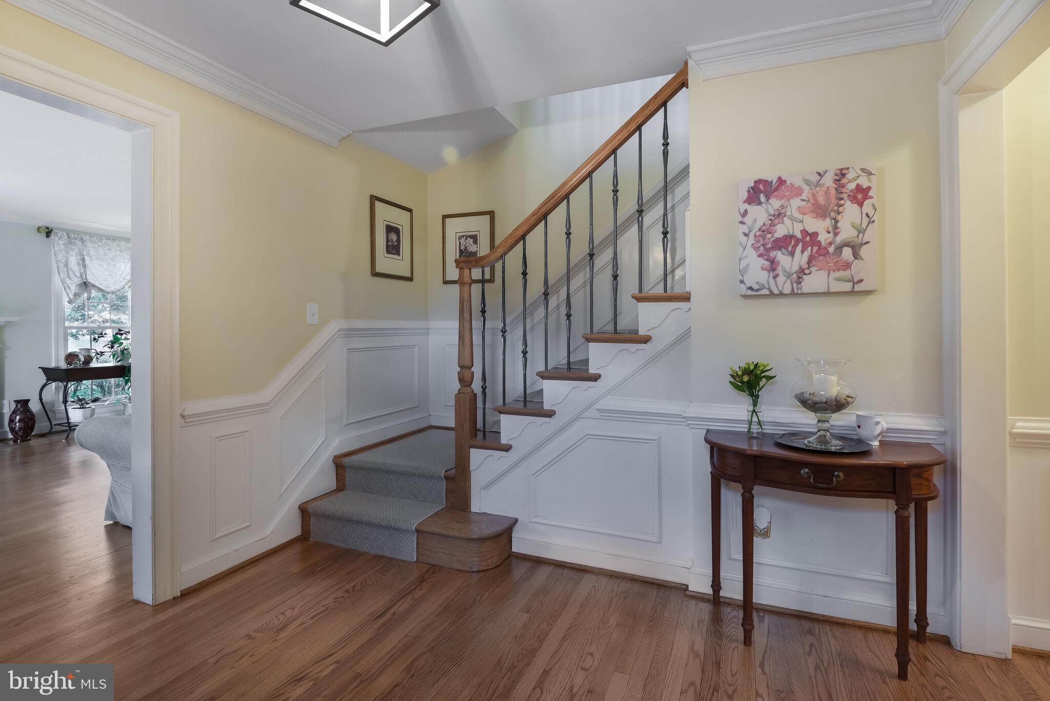 10601 Gainsborough Road Potomac, MD 20854 - Photo 9 of 55 a view of entryway with wooden floor