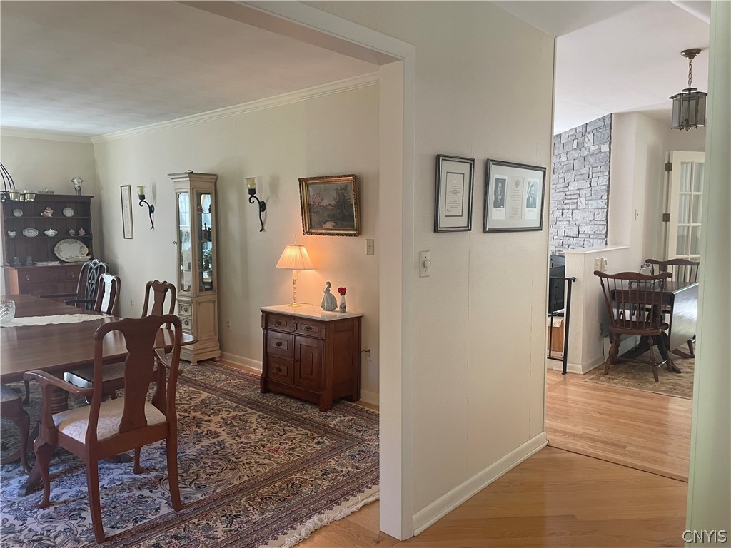 2671 Lyons Road Camillus, NY 13031 - Photo 8 of 50 Formal Dining Room to Living Room & Kitchen