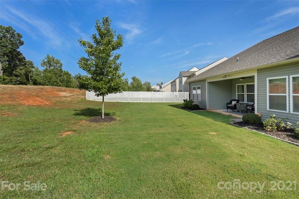 8098 Bryson Road Indian Land, SC 29707 - Photo 25 of 30 a backyard of a house with table and chairs