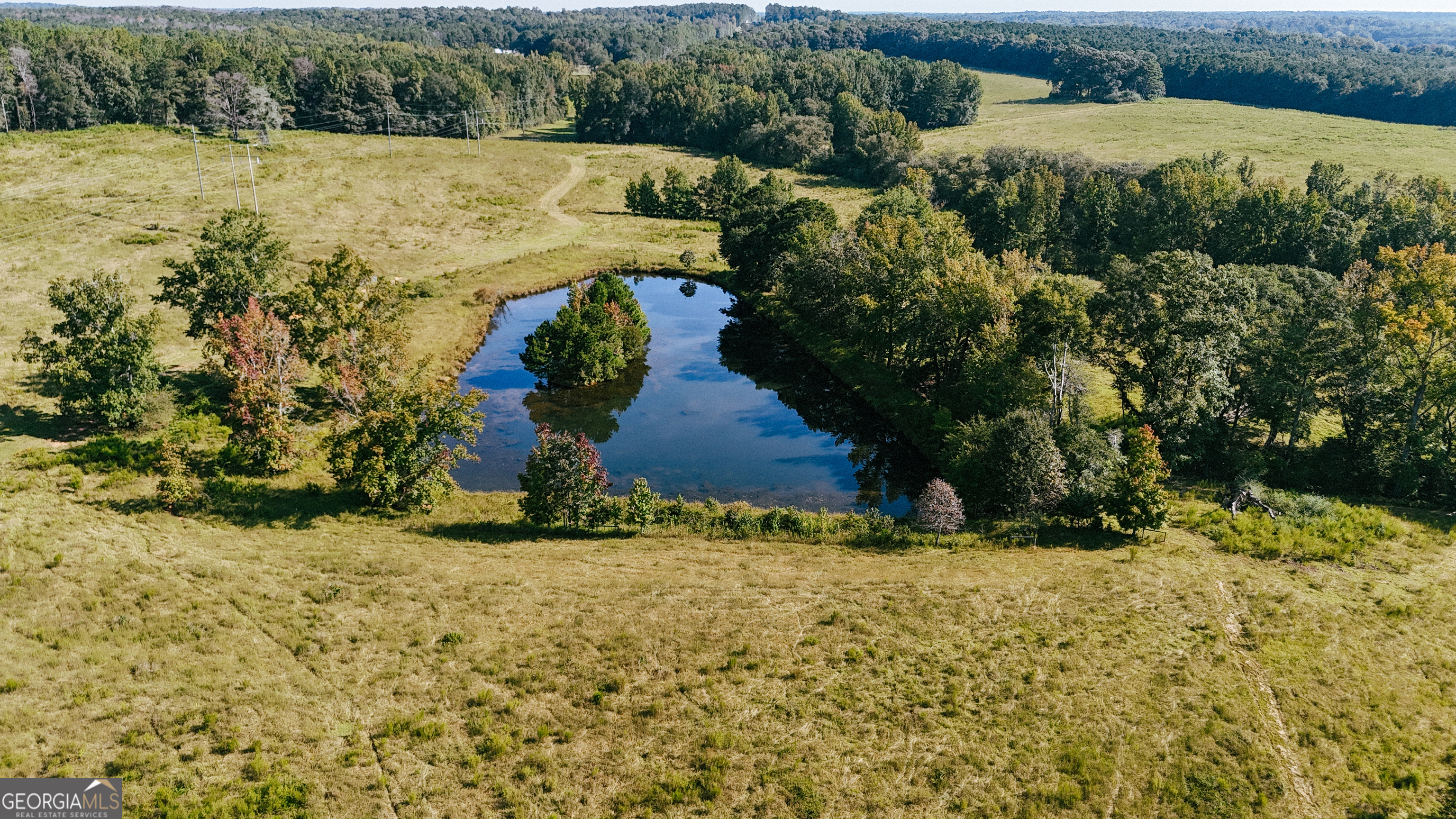 260.66-ac Bohannon Road Grantville, GA 30220 - Photo 1 of 22 an aerial view of a house with a yard
