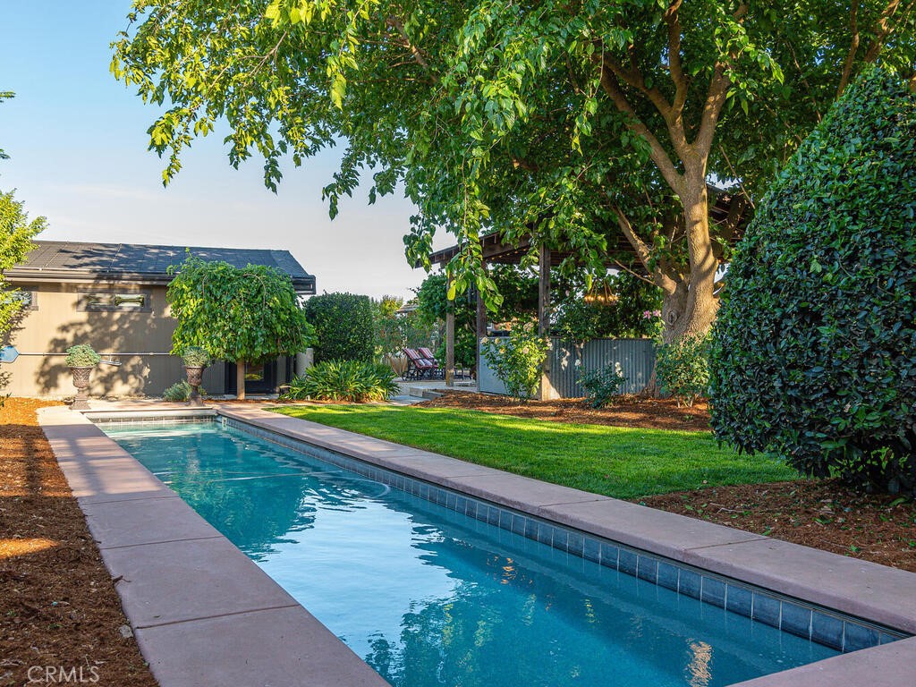 7790 Airport Road Paso Robles, CA 93446 - Photo 33 of 71 a view of yard with swimming pool and green space