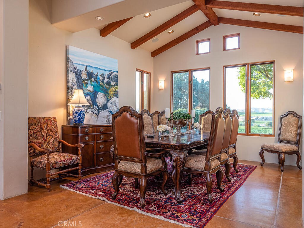 7790 Airport Road Paso Robles, CA 93446 - Photo 7 of 71 a view of a dining room with furniture window and outside view