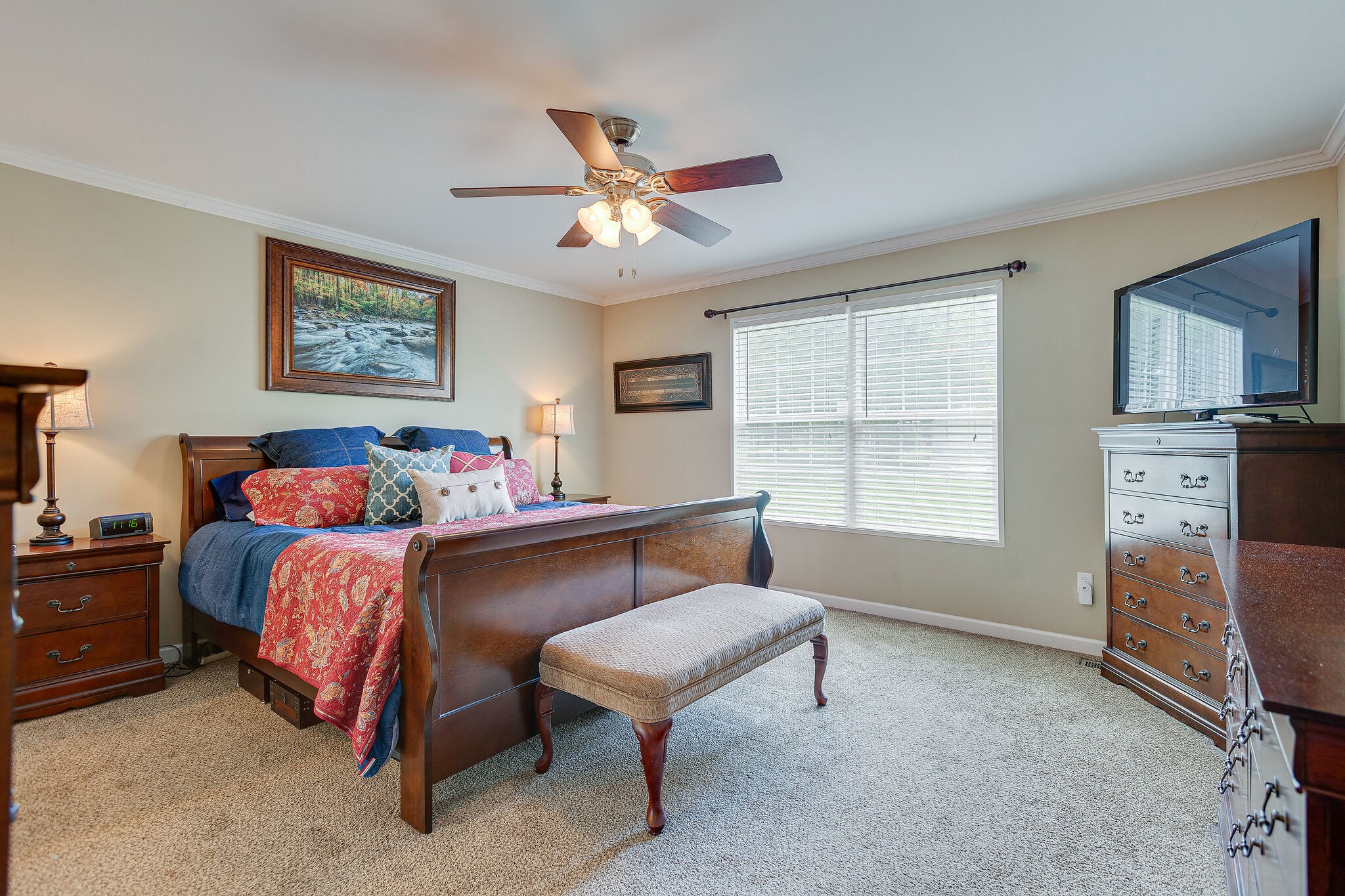 3349 Mahlon Moore Road Spring Hill, TN 37174 - Photo 15 of 28 a bedroom with a bed and a window