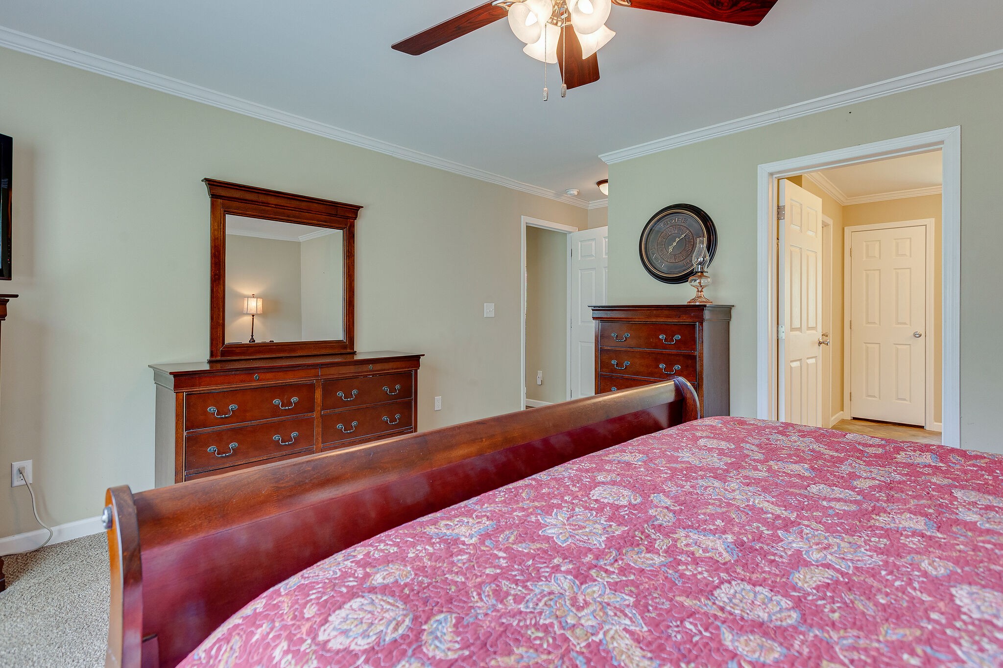 3349 Mahlon Moore Road Spring Hill, TN 37174 - Photo 16 of 28 a bedroom with a bed and a dresser