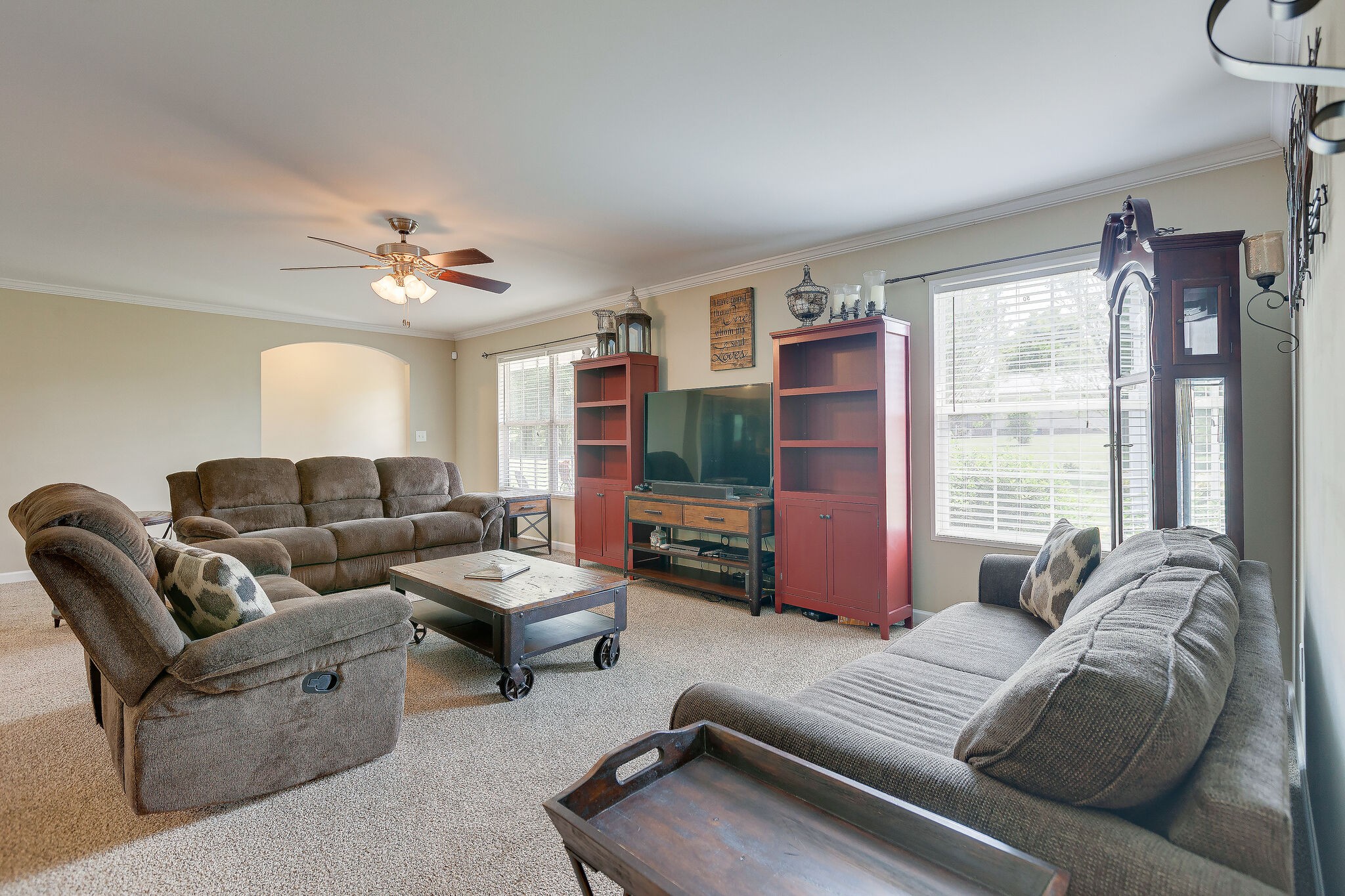 3349 Mahlon Moore Road Spring Hill, TN 37174 - Photo 8 of 28 a living room with furniture and a large window
