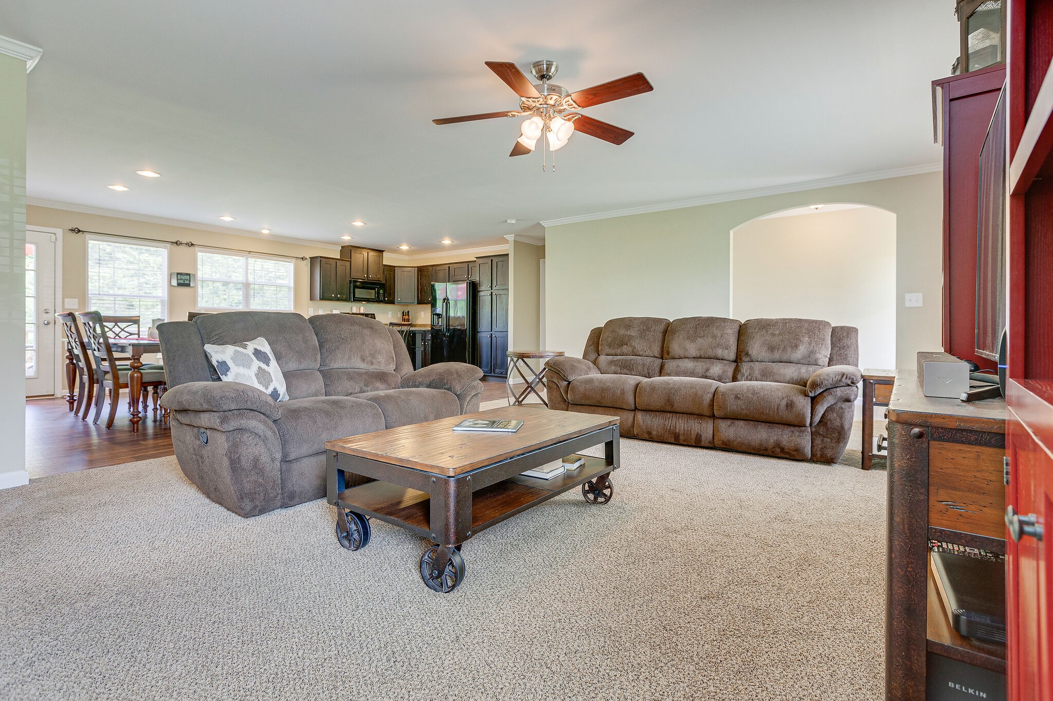 3349 Mahlon Moore Road Spring Hill, TN 37174 - Photo 9 of 28 a living room with furniture and a flat screen tv